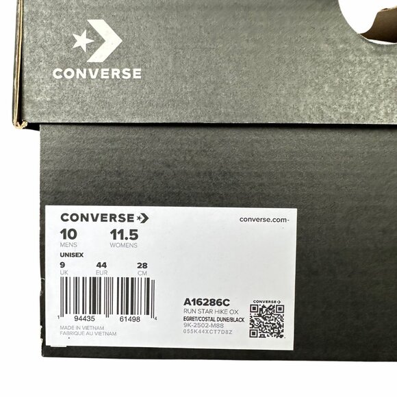 ❤️Converse Run Star Hike Platform Archive Leopard Sz 10 Mens Shoes White A16286C - Picture 8 of 9